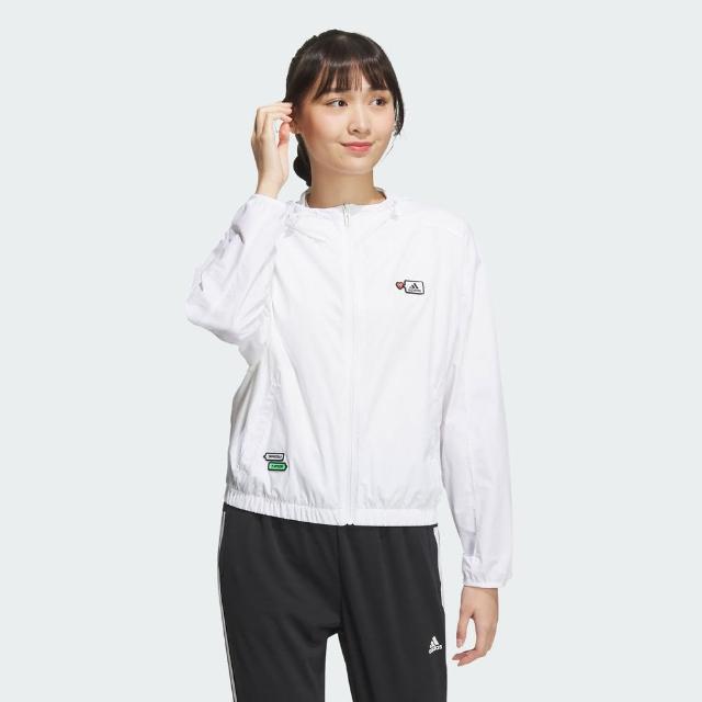 【adidas官方旗艦】SEEBIN 連帽外套 女(HY2852)