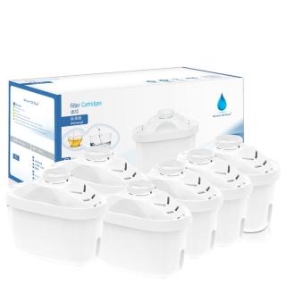 【ROYAL LIFE】新一代通用款活性炭去水垢濾芯-6入組(brita通用 適用brita 更深淨化 濾芯)
