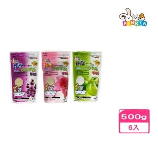 【PINKIN】愛鼠沐浴砂500g*6入組(鼠砂)