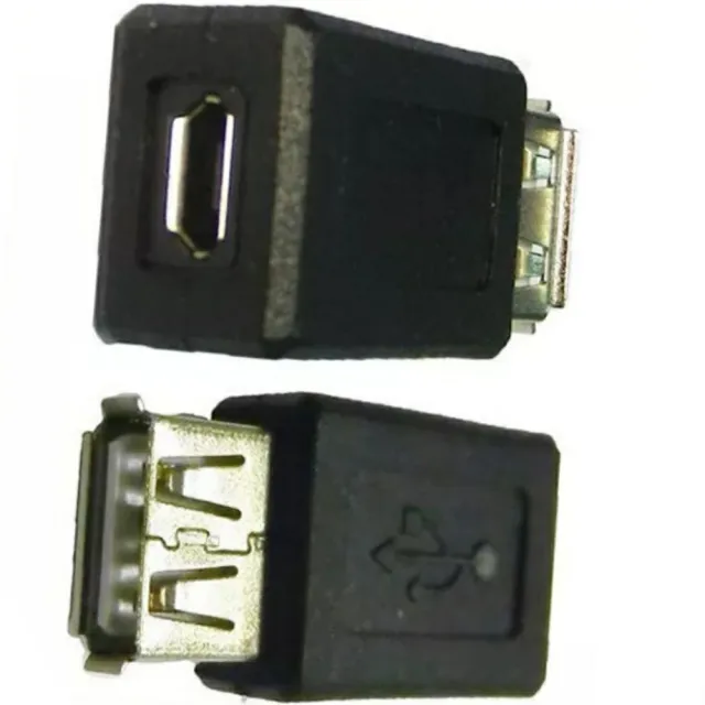 【Ainmax 艾買氏】Micro usb 轉接頭 micro usb 母 轉 usb 母 1入(micro usb 對 usb 母)