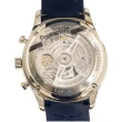 【IWC 萬國錶】新葡萄牙計時腕錶x白面藍橡膠款x41mm(IW371620)