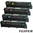【FUJIFILM 富士軟片】1黑4.5K+3彩4.5K/彩色C2410系列耗材★CT351263-CT351266 高容量碳粉匣組