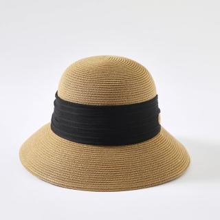 【巴黎精品】現貨+預購 空頂帽遮陽帽(復古法式草編小香風防曬女帽子5色a1ay23)