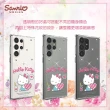 【apbs】三麗鷗 Kitty Samsung Galaxy S23 Ultra / S23+ / S23 輕薄軍規防摔水晶彩鑽手機殼(凱蒂愛你唷)