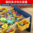 兒童多功能積木桌子 玩具遊戲實木桌(1桌子+1椅子+150顆大積木)