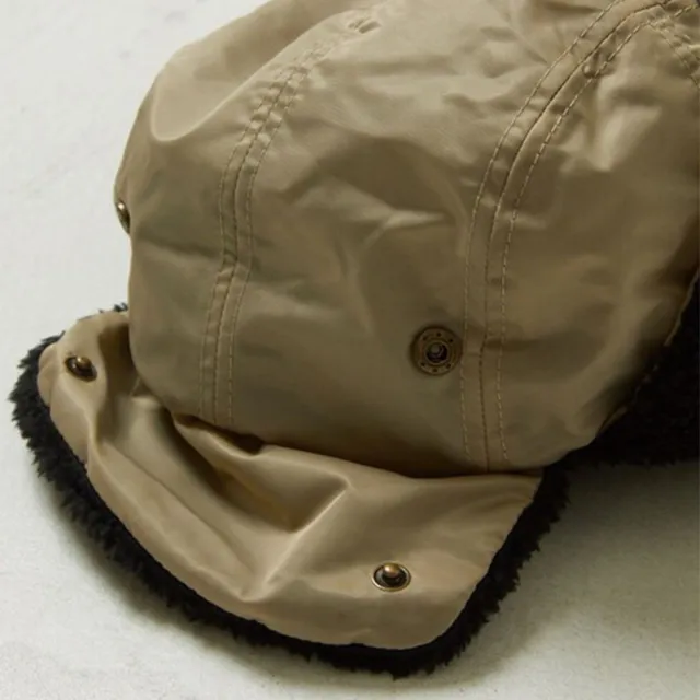 POLER STUFF】日本限定MILITARY BOA VISOR CAP 軍裝刷毛蓋耳飛行帽/ 遮