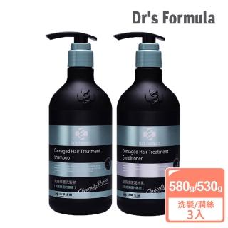 【Dr’s Formula 臺塑生醫】受損修護洗髮精580g/潤絲乳530gx3入(任選)
