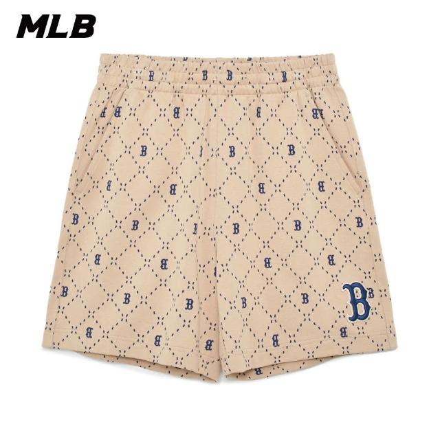 【MLB】男版休閒短褲 MONOGRAM系列 波士頓紅襪隊(3LSPM0133-43SAL)