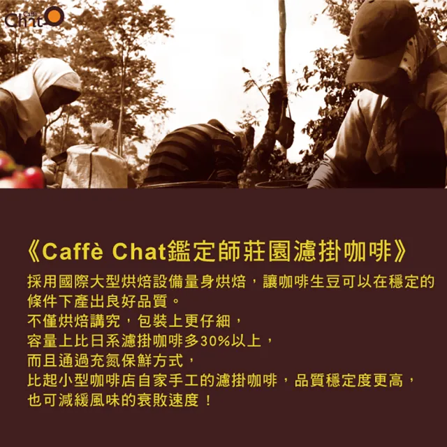 【Caffe Chat咖啡講】鑑定師莊園 濾掛式咖啡 任選100包(任選2袋 50入/袋 中美非洲 拉丁美洲 中深焙)