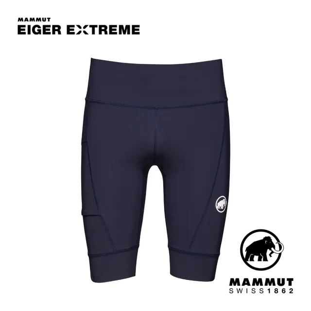 【Mammut 長毛象官方直營】Eiger Speed Short Tights Men 極限艾格彈性緊身短褲 夜藍 男款 #1023-00880