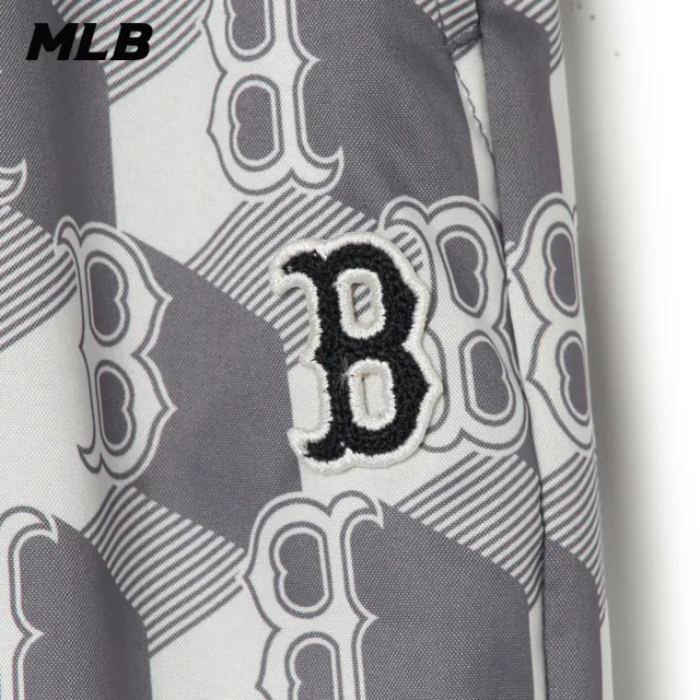 【MLB】女版運動褲 休閒長褲 MONOGRAM系列 波士頓紅襪隊(3FWPM0231-43GRS)