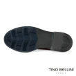【TINO BELLINI 貝里尼】男款 牛皮圓頭撞色綁帶短靴HM5T010