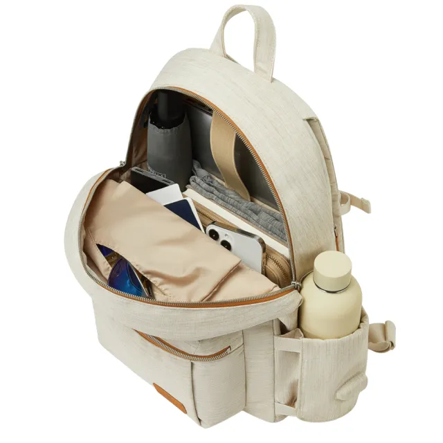 【Nordace】雙11 Siena Pro 經典米色背包 ND1121-5(日常及通勤上班上學)