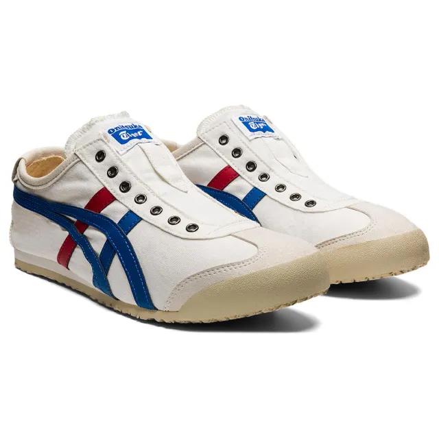 【Onitsuka Tiger】Onitsuka Tiger鬼塚虎-經典色MEXICO 66 SLIP-ON休閒鞋1183A360-121(1183A360-121)