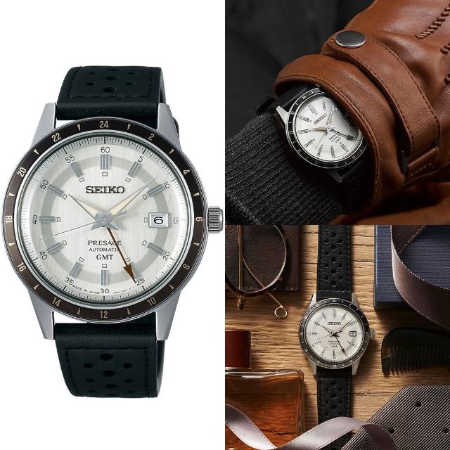【SEIKO 精工】Presage  GMT機械錶 指針錶 手錶  送禮(4R34-00B0Z/SSK011J1)