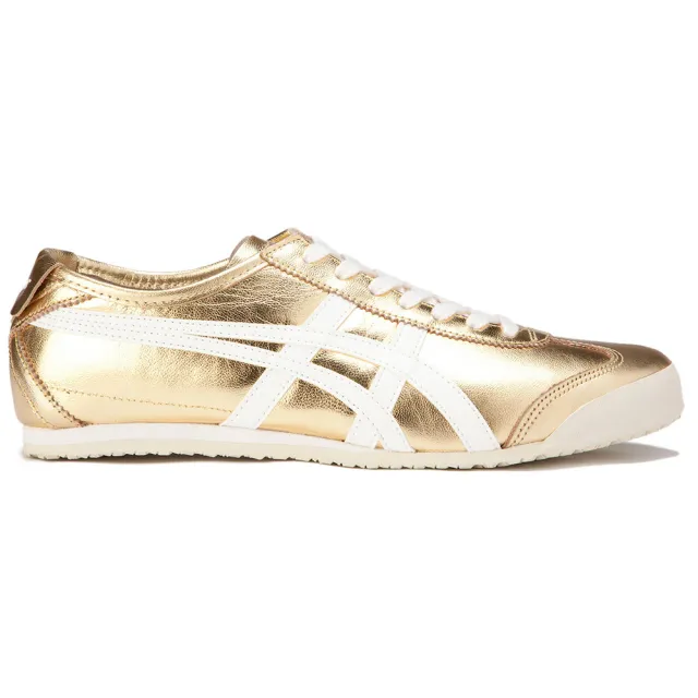 【Onitsuka Tiger】鬼塚虎 金色MEXICO 66休閒鞋 (1183B566-201)