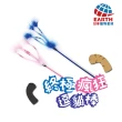 【EARTH PET 日本寵物星球】羽毛鈴鐺瘋狂逗貓棒-40cm逗貓棒(貓玩具)