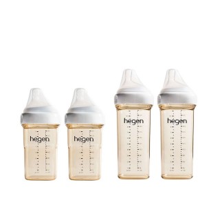 【hegen】小金奶瓶大寶成長組(240ml*2+330ml*2)