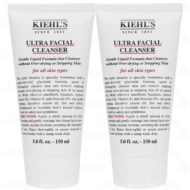 【Kiehl’s】冰河保濕潔面乳(150ml*2 契爾氏/專櫃公司貨)