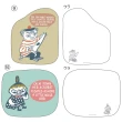 【sun-star】Moomin 嚕嚕米 線圈造型卡片本 小不點亞美(文具雜貨)