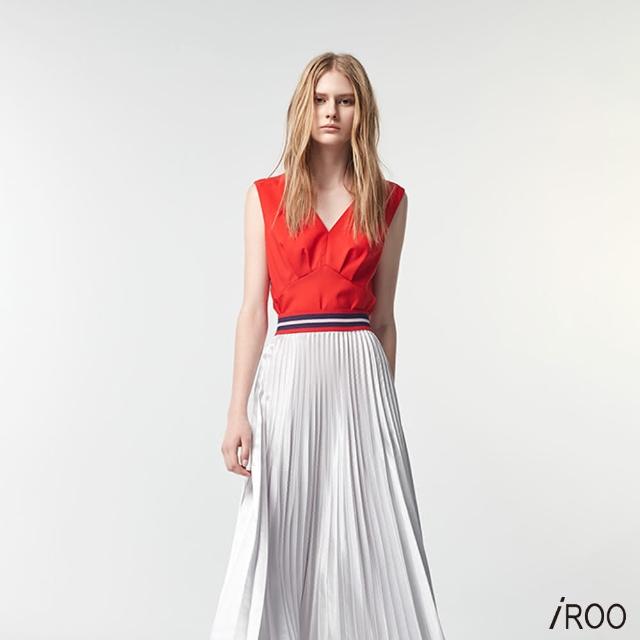 【iROO】紅色無袖背心