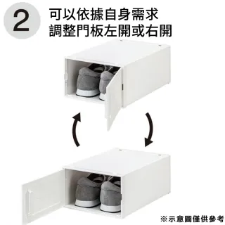 【NITORI 宜得利家居】堆疊式鞋盒矮型 SHUBO-WD(鞋盒 堆疊式 SHUBO)