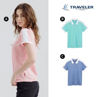 【TRAVELER 旅行者】女款超透氣消臭吸排上衣/POLO衫 231TR841(消臭/超透氣上衣)