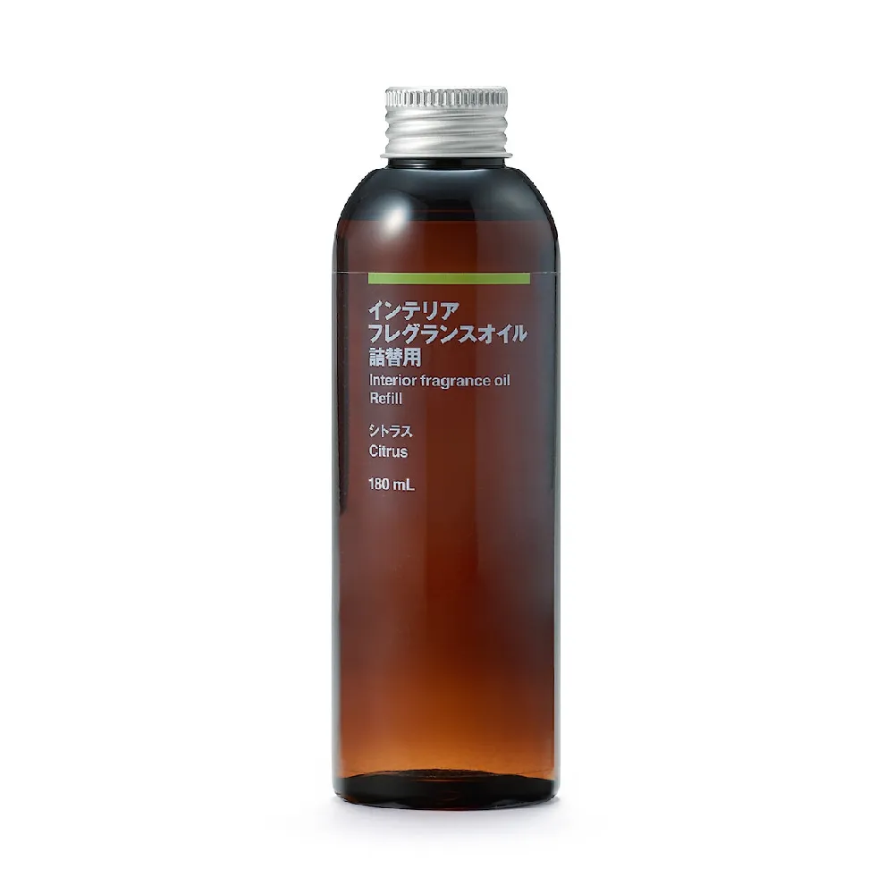 【MUJI 無印良品】空間芬香油/補充瓶/柑橘/180ml