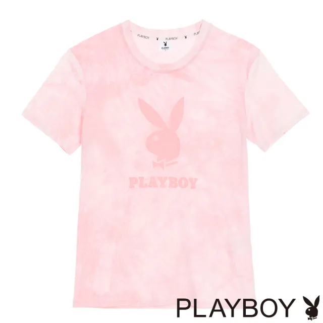 【PLAYBOY】渲染粉白上衣(粉色)