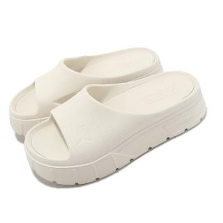 【PUMA】拖鞋 Mayze Stack Injex Wns 女鞋 白 米白 厚底 增高 舒適(38945405)