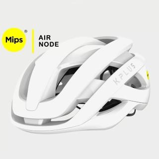 【KPLUS】單車安全帽公路競速系列 可拆洗Mips Air Node系統ALPHA Helmet-AWS全白(亞洲頭型)