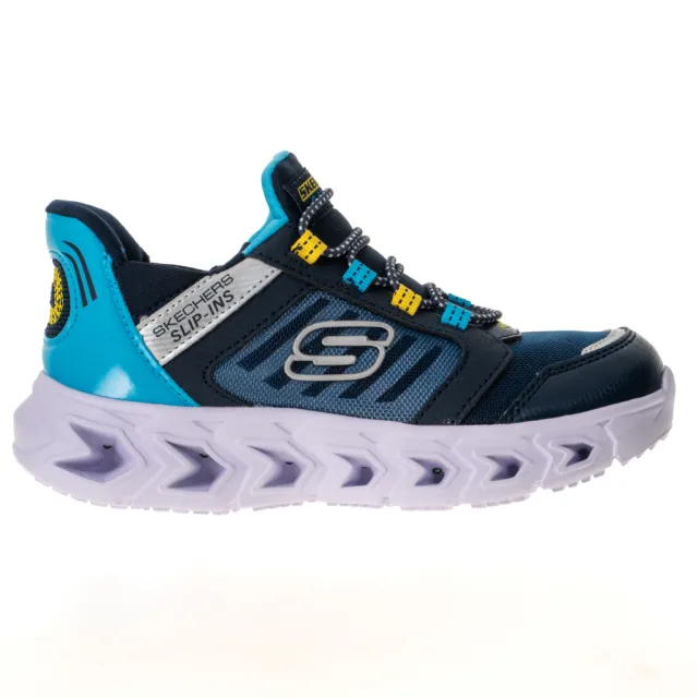 【SKECHERS】男童系列 燈鞋 瞬穿舒適科技 HYPNO-FLASH 2.0(403843LNVBL)