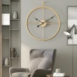 【iINDOORS 英倫家居】Loft 簡約設計時鐘(璀璨黑針 50cm)