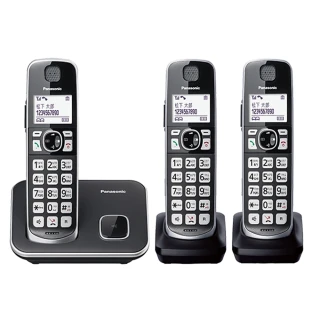 【Panasonic 國際牌】KX-TGE613TWB(中文顯示數位無線電話)