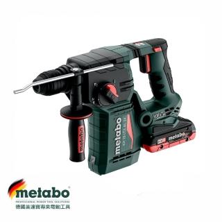 【metabo 美達寶】18V鋰電無刷三用鎚鑽 雙5.5電池版(KH 18 LTX BL 24)