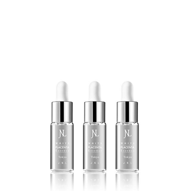 【日本天然物研究所】3入組 jnl 胎盤素全效精華液10ml(控油+保濕+美白+撫紋)