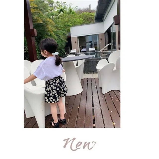【安朵童舖】現貨韓版兒童高腰短褲裙女寶薄款高腰短褲女童滿版波點褲裙(029/30/10)