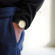 【agnes b.】marcello系列手寫時標簡約腕錶-35mm   母親節(VJ21-KCP0K/BH8067J1)