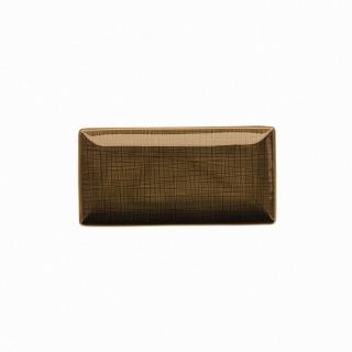 【德國 Rosenthal】Mesh長方碟20X10cm(咖啡)