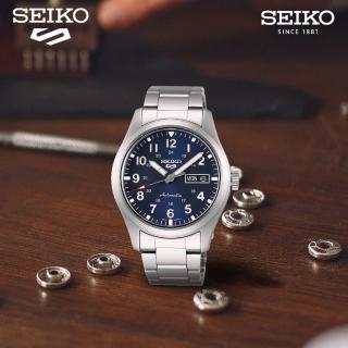 【SEIKO 精工】5 Sports 精工 軍風機械錶 指標錶 手錶 送禮(4R36-10A0B/SRPG29K1-39.4mm)