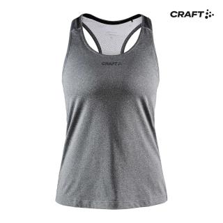 【CRAFT】女 ADV ESSENCE SINGLET W DK GREY MELANGE 運動背心(1908770-975000)