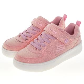 【SKECHERS】女童系列燈鞋 SPORT COURT 92(310102LLTPK)