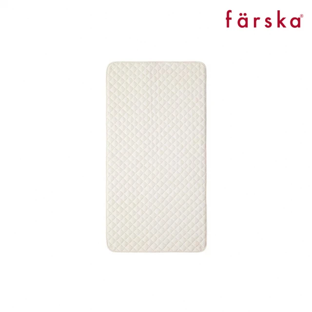 Farska 柔棉釦式保潔墊Long 60x120-奶油(防水墊 床墊 尿布墊 情人節 禮物 尾牙)