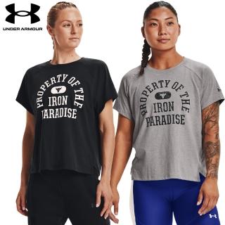 【UNDER ARMOUR】UA 巨石強森系列 女 Project Rock 短袖T-Shirt(2色任選)