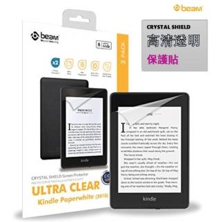 【BEAM】Amazon Kindle Paperwhite 2018 亞馬遜電子書高畫質透明螢幕保護貼(超值2入裝)