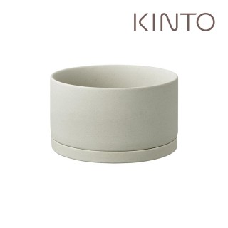 【Kinto】PLANT POT 191 陶瓷花盆17cm-大地灰