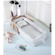 【MOMO 媽咪小舖】台灣現貨免運箱包式嬰兒睡墊 商檢合格 防壓睡窩 獨家專