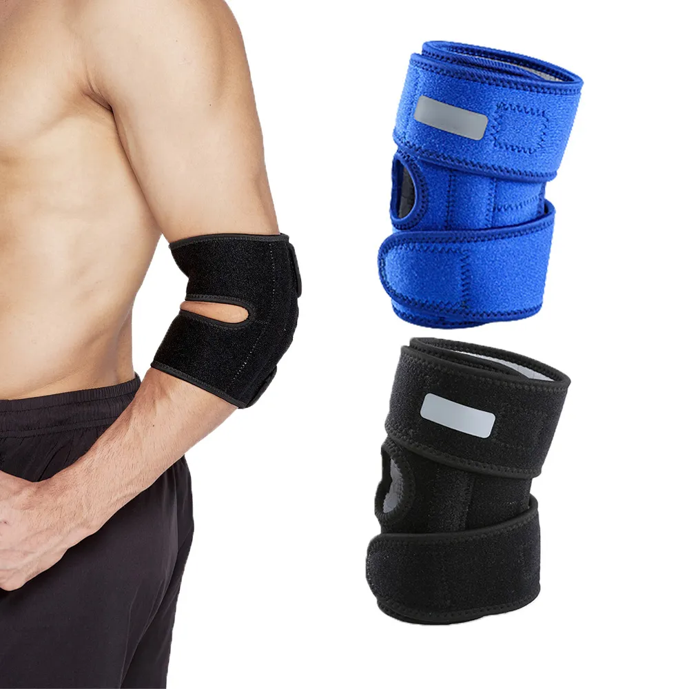 【The Rare】彈簧加壓運動護肘1入組 肘關節保護帶 護肘帶 網球肘 健身護肘(左右通用)