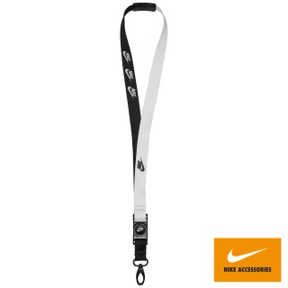 【NIKE 耐吉】可拆式識別證帶 PREMIUM 黑白 N1004565010