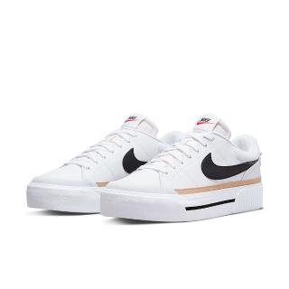 【NIKE 耐吉】WMNS COURT LEGACY LIFT 厚底 女 穿搭 白 休閒鞋(DM7590-100 ∞)